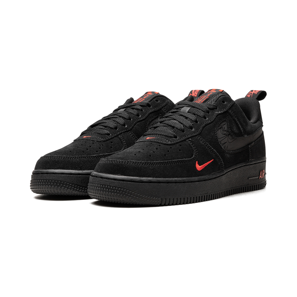 Air Force 1 Low "Swoosh Black Crimson"
